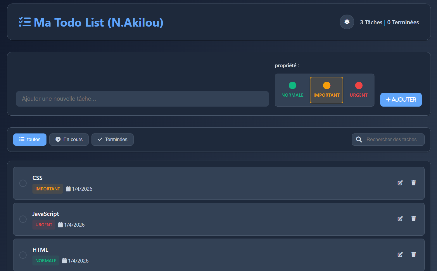 Todo List